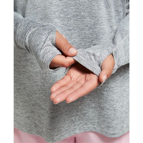 Nike Element Womens 1/2 Zip Running Top gray Plus Size 1X NWT - Picture 3 of 15